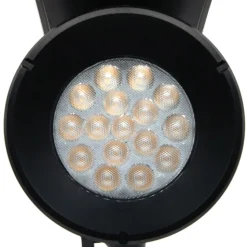 Prios LED-solspot Birko, højde 56 cm, sort, jordspyd