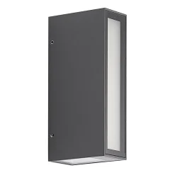 Prios Loriava LED udendørs væglampe i mørkegrå