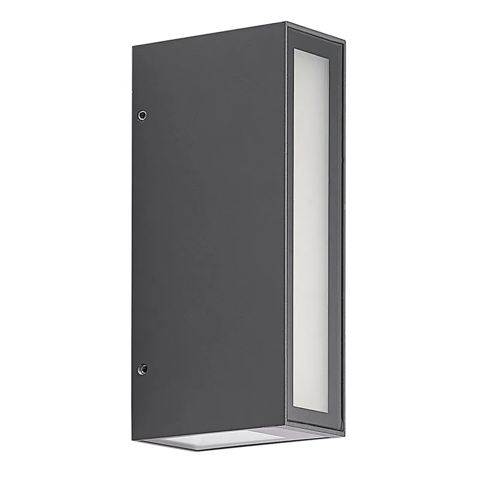 Prios Loriava LED udendørs væglampe i mørkegrå