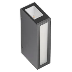 Prios Loriava LED udendørs væglampe i mørkegrå