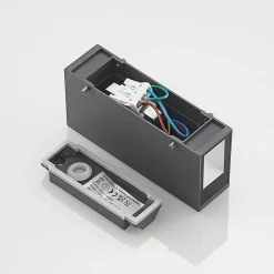 Prios Loriava LED udendørs væglampe i mørkegrå