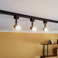 Prios Okko 1 lyskilde skinnesystem 3 lyskilder sort