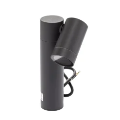 Prios spot med jordspyd Tulimar, højde 40 cm, antracit, aluminium