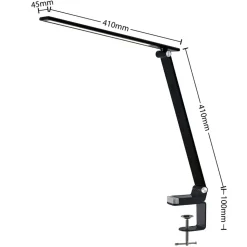 Prios Tamarin LED-bordlampe, kan dæmpes, sort