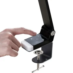 Prios Tamarin LED-bordlampe, kan dæmpes, sort