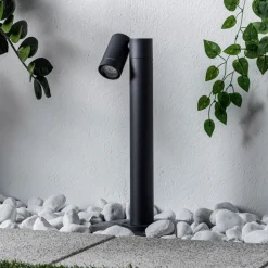 Prios Tulimar sokkellampe, 45 cm, antracit 1 lyskilde, metal