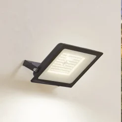 Prios udendørs LED-spot Maikel, 100W, 8000lm, metal