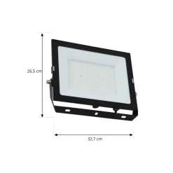 Prios udendørs LED-spot Maikel, 150W, 12000lm, metal