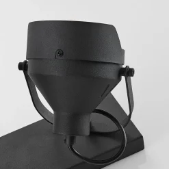 Projektør-loftspot Henega, sort med 2 lyskilder