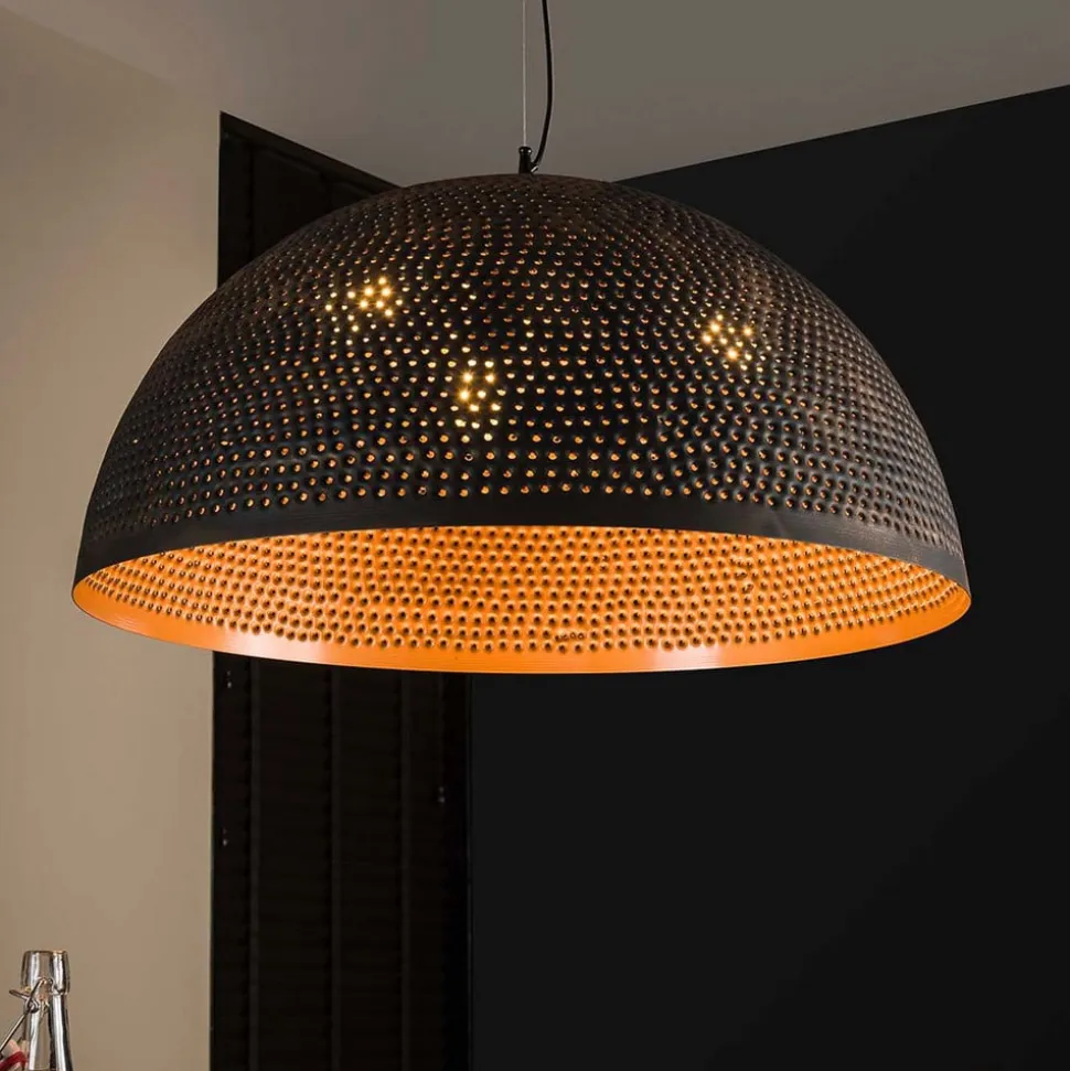 Punchray metalpendel, enkelt lys