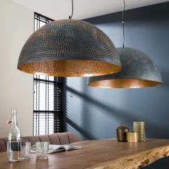 Punchray metalpendel, enkelt lys