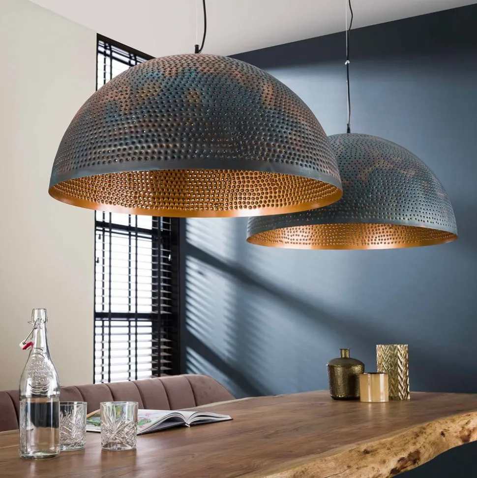 Punchray metalpendel, enkelt lys