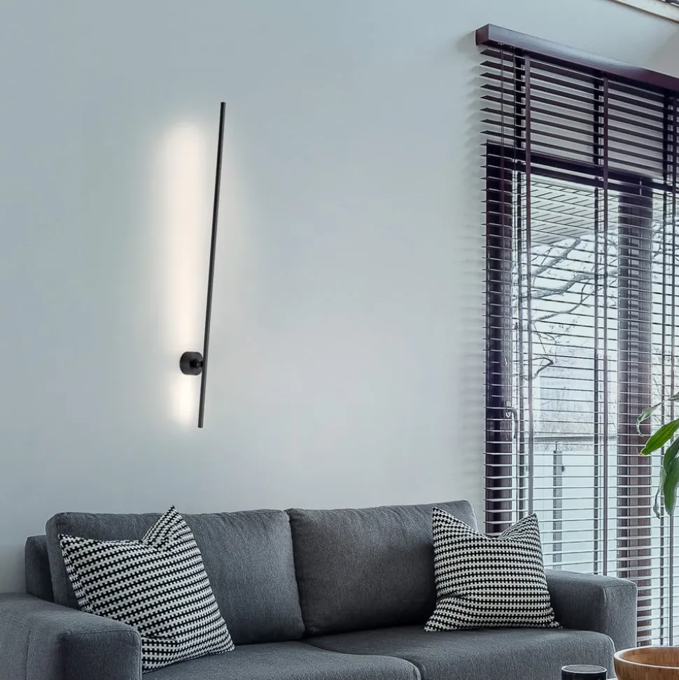 PURE Grafo LED-væglampe, sort