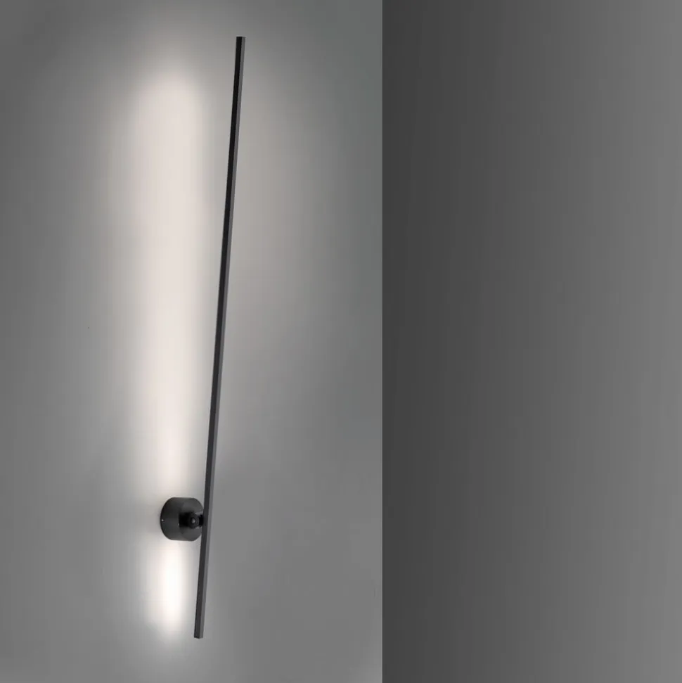 PURE Grafo LED-væglampe, sort