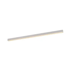 PURE LED-loftlampe Lines, hvid, 110 cm, CCT, fjernbetjening