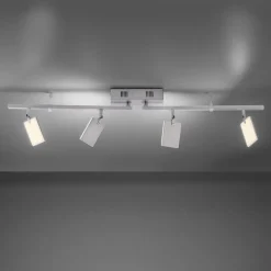 PURE Mira loftlampe 4 lk, fjernbetjening CCT, alu