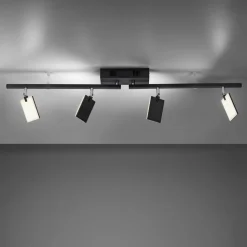 PURE Mira loftlampe 4 lk, fjernbetjening CCT, sort