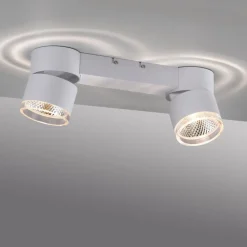 PURE Nola LED-loftlampe, 2 lyskilder, hvid