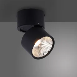 PURE Nola LED-loftlampe, 1 lyskilde, sort