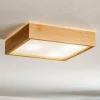 Quatro DR loftlampe med træramme, 38,5 cm