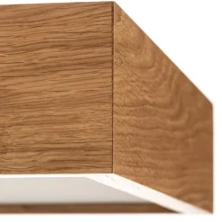 Quatro DR loftlampe med træramme, 38,5 cm