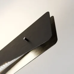 Quitani LED-loftslampe Lian, sort/aluminium