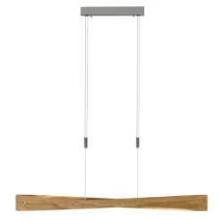 Quitani LED-pendel Lian, egetræ