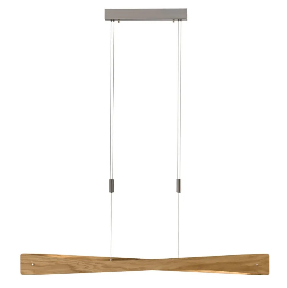 Quitani LED-pendel Lian, egetræ