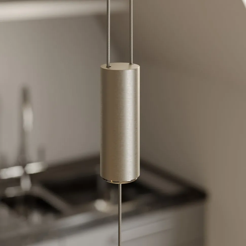 Quitani LED-pendel Lian, egetræ