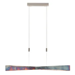 Quitani LED-pendel Lian, guldoxideret