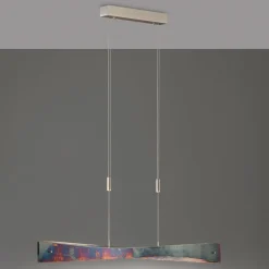 Quitani LED-pendel Lian, guldoxideret