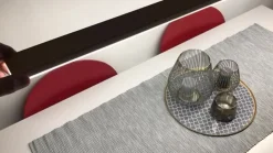 Quitani LED-pendel Margita, længde 118 cm, sølv