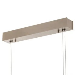 Quitani LED-pendel Tolu, nikkel, længde 118 cm
