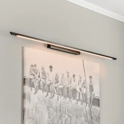 Quitani Niara LED-gallerilampe CCT sort anodisk