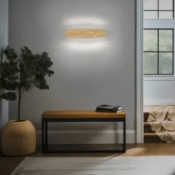 Quitani Persida LED-væglampe, 48 cm lang, eg, 2.700 K