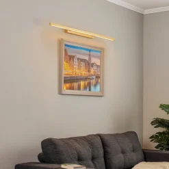 Quitani Talon LED-gallerilampe messing eloxal