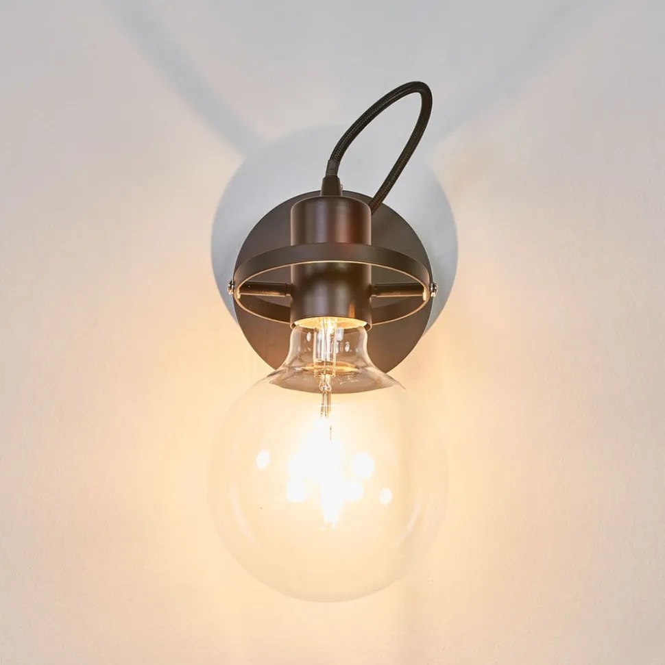 Radio designer-væglampe i sort