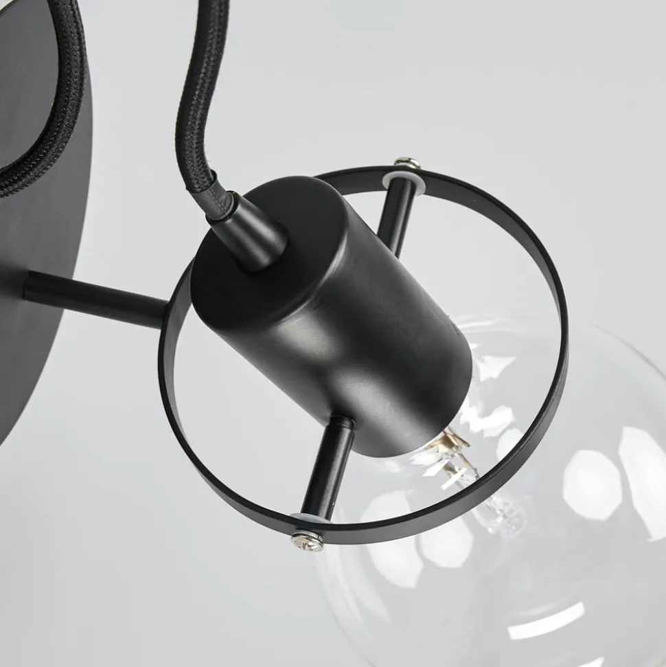 Radio designer-væglampe i sort