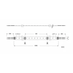 Radium Essence 1000 LED-strip, 5 m, 40W, 2.700K