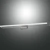 Rapallo LED-væglampe, krom, IP44, 80 cm
