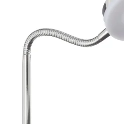 Rennes LED-bordlampe, kromfarvet, højde 40 cm