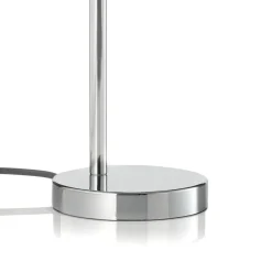 Rennes LED-bordlampe, kromfarvet, højde 40 cm