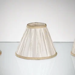 Reserveskærm til bordlamper i plissé 23 cm