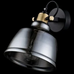 Røgglasskærm - væglampe Irving