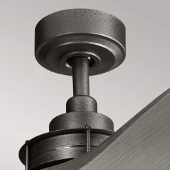 Ried loftventilator, trebladet, jernfarvet