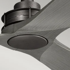 Ried loftventilator, trebladet, jernfarvet