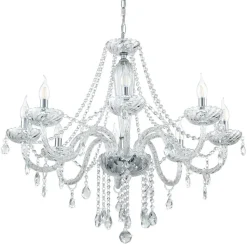 Rigt udsmykket lysekrone Basilano