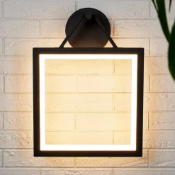 Ringformet udendørs LED-væglampe Mirco