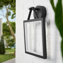 Ringformet udendørs LED-væglampe Mirco