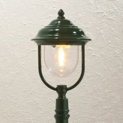 Romantisk stilampe "Parma", i grøn